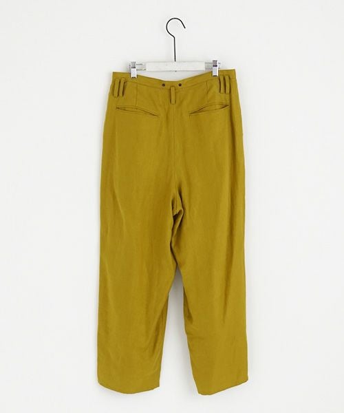YUKIページ❗️イエロー suzuki takayuki スズキタカユキ wide legged pants Ⅰ [A232-13-1