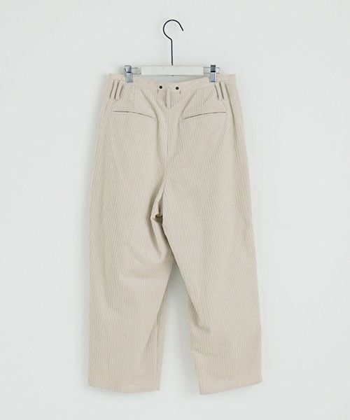 suzuki takayuki.スズキタカユキ.wide legged pants Ⅱ.[A232-13-2/nude]