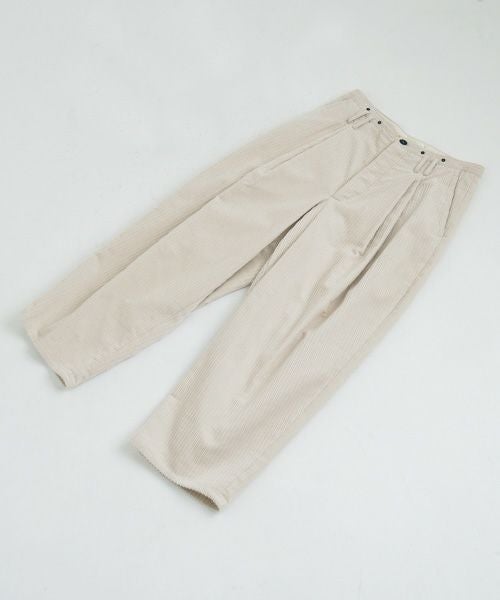 suzuki takayuki.スズキタカユキ.wide legged pants Ⅱ.[A232-13-2/nude]