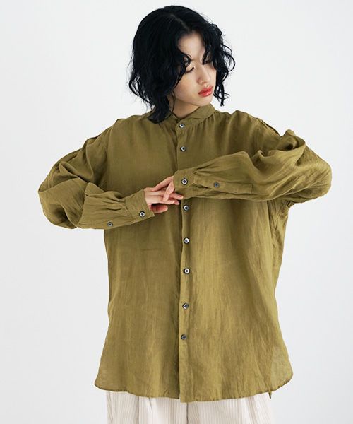 suzuki takayuki スズキタカユキ one-piece shawl-collar shirt Ⅰ