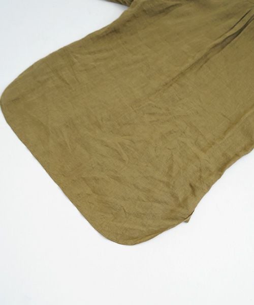 すずきたかゆきsuzukitakayuki シャツワンピース 羽織シルクコットン suzuki takayuki スズキタカユキ one-piece shawl-collar shirt Ⅰ