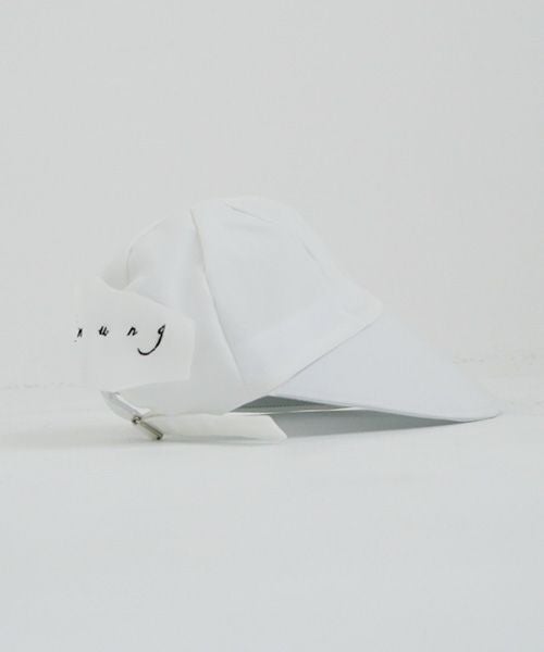 BALMUNG  バルムング.22AW33 バックキャップ[ホワイト]