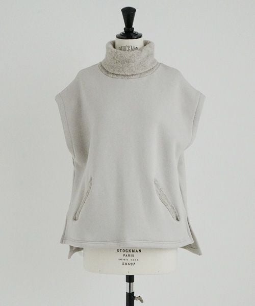 Mochi / home&miles.モチ / ホーム＆マイルズ.turtle neck vest [greige]
