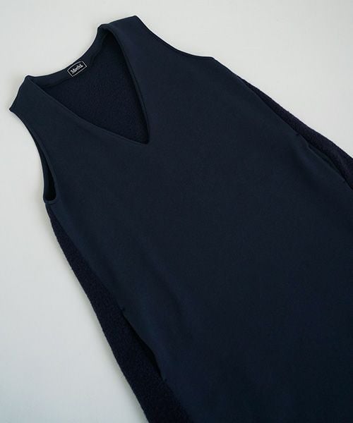Mochi / home&miles.モチ / ホーム＆マイルズ.v-neck one piece [navy]