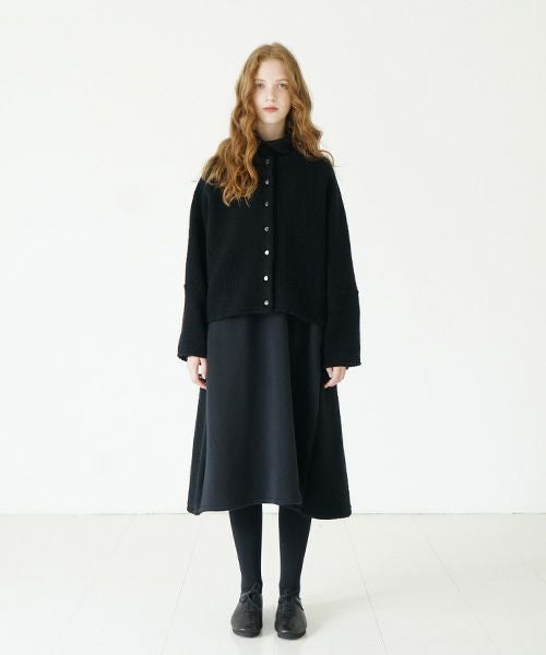 Mochi / home&miles.モチ / ホーム＆マイルズ.boa cardigan [boa black]