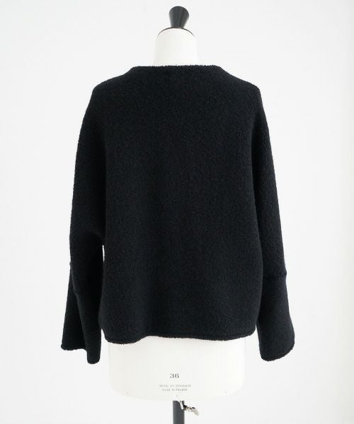 Mochi / home&miles.モチ / ホーム＆マイルズ.boa cardigan [boa black]