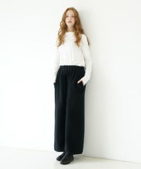 Mochi / home&miles.モチ / ホーム＆マイルズ.wide boa pants [boa black/・1]