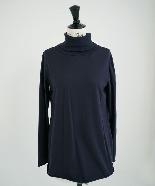 Mochi / home&miles.モチ / ホーム＆マイルズ.turtle-neck cut & saw [navy]