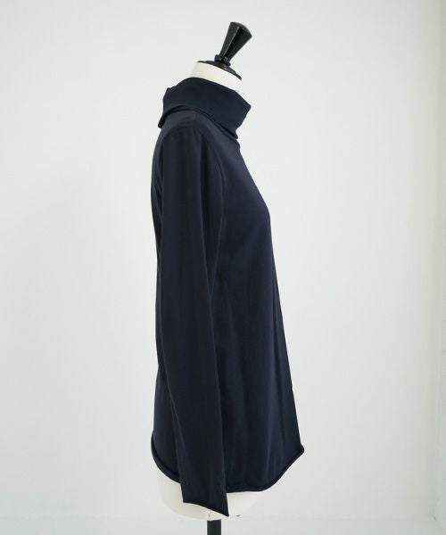 Mochi / home&miles.モチ / ホーム＆マイルズ.turtle-neck cut & saw [navy]