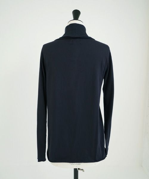 Mochi / home&miles.モチ / ホーム＆マイルズ.turtle-neck cut & saw [navy]