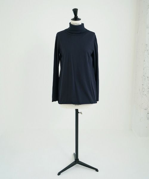 Mochi / home&miles.モチ / ホーム＆マイルズ.turtle-neck cut & saw [navy]