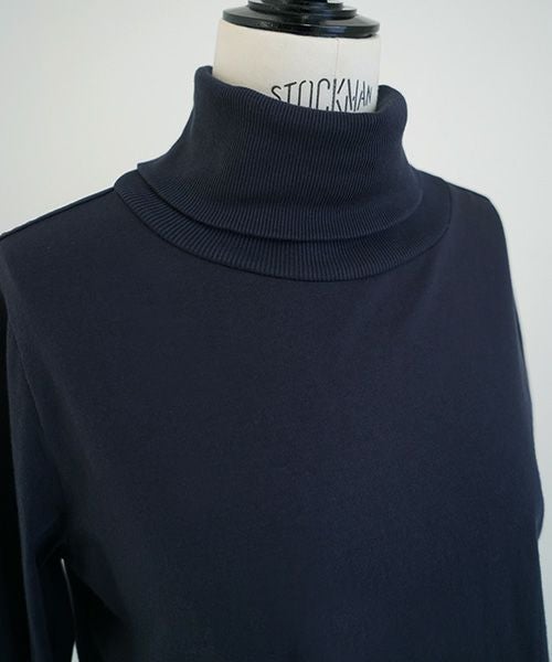 Mochi / home&miles.モチ / ホーム＆マイルズ.turtle-neck cut & saw [navy]