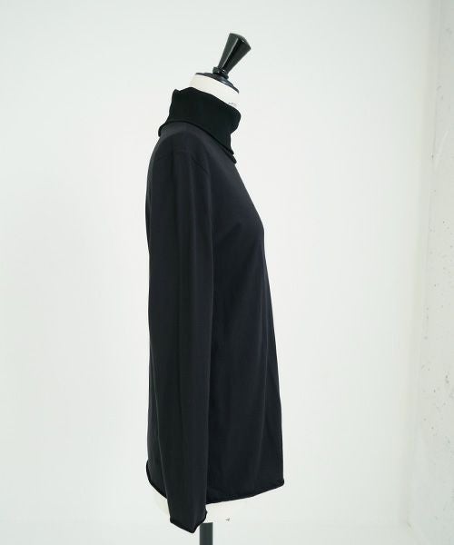 Mochi / home&miles.モチ / ホーム＆マイルズ.turtle-neck cut & saw [black]