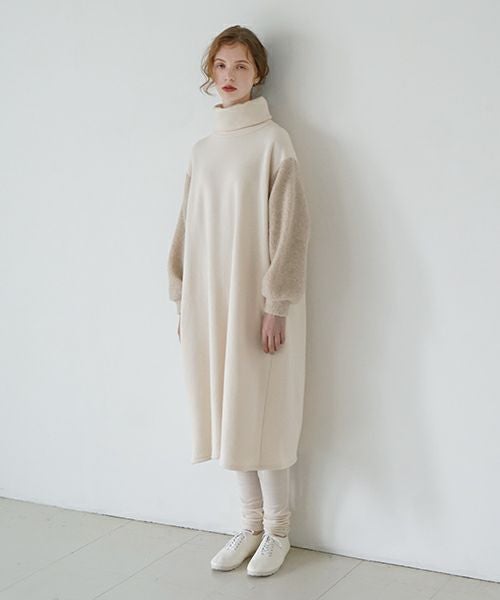 Mochi / home&miles.モチ / ホーム＆マイルズ.sweat one piece [light beige]