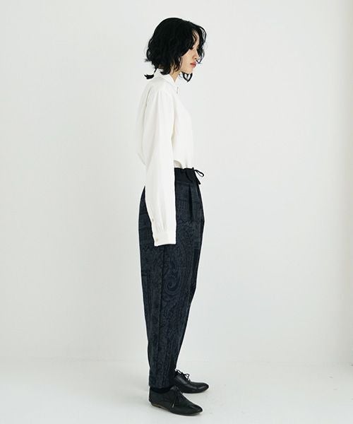 YANTOR ヤントル Tibetan Paisley Himo Pants[Y225PT09/BLUE]