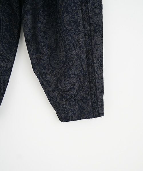 YANTOR.ヤントル.Tibetan Paisley Himo Pants[Y225PT09/BLUE]