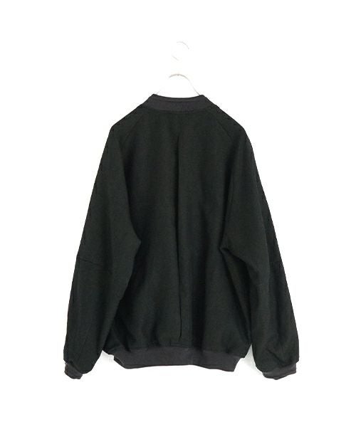  YANTOR / ヤントルReversible Linen Wool Blouson[Y255BL01/KHAKI BLACK]