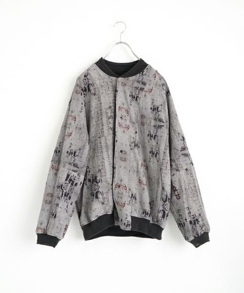 YANTOR / ヤントルReversible Linen Wool Blouson[Y255BL01/KHAKI