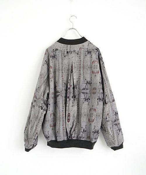 YANTOR / ヤントルReversible Linen Wool Blouson[Y255BL01/KHAKI