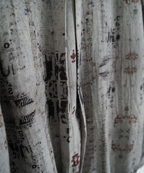  YANTOR / ヤントルReversible Linen Wool Blouson[Y255BL01/KHAKI BLACK]