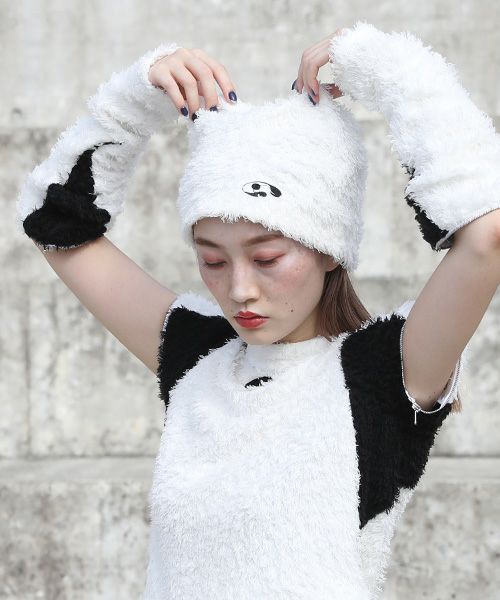 chloma クロマ パイルファーリーキャップ[22AG3/WHITE]