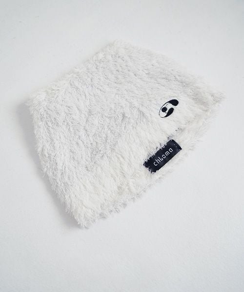 chloma.クロマ.パイルファーリーキャップ[22AG3/WHITE]