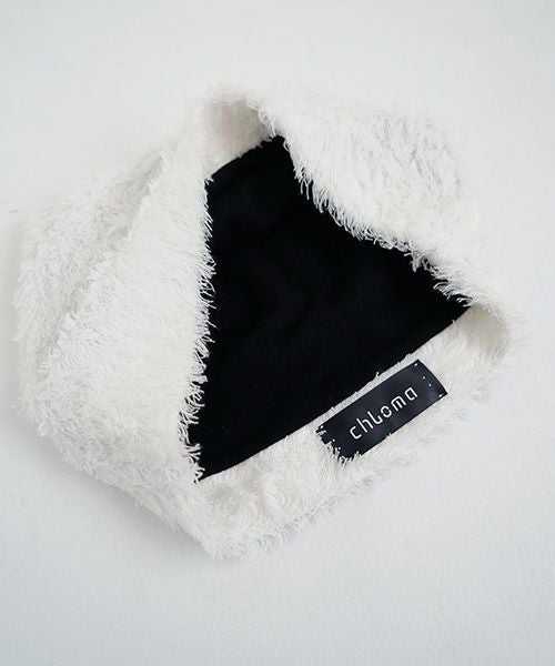 chloma クロマ リフレイクファーリーキャップ ホワイト chloma クロマ パイルファーリーキャップ[22AG3/WHITE]