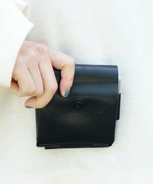 macromauro マクロマウロ.AL FOLDED WALLET [BLACK.]