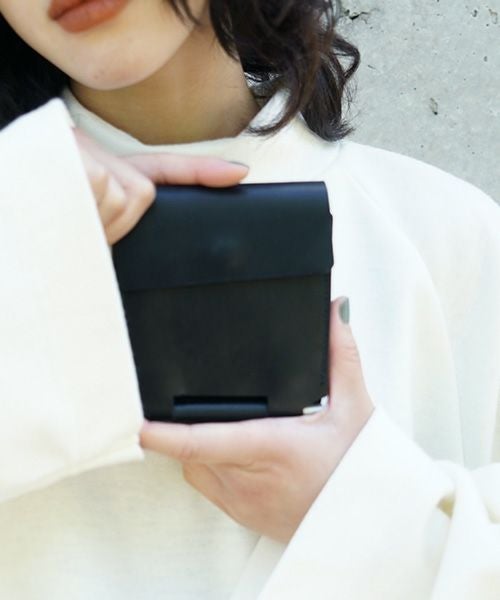 macromauro マクロマウロ.AL FOLDED WALLET [BLACK.]