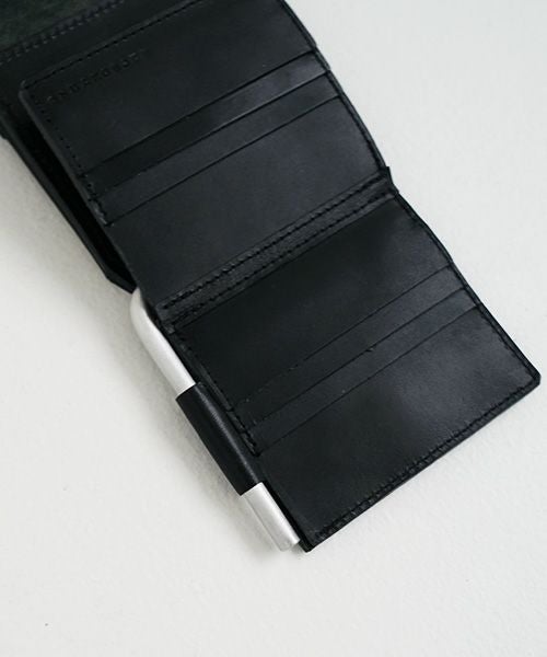 macromauro マクロマウロ.AL FOLDED WALLET [BLACK.]