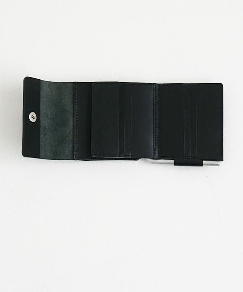 macromauro マクロマウロ.AL FOLDED WALLET [BLACK.]