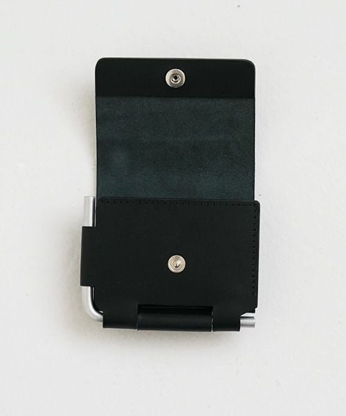 macromauro マクロマウロ AL FOLD WALLET [BLACK]