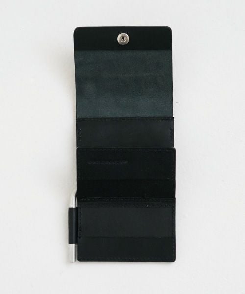 macromauro マクロマウロ.AL FOLD WALLET [BLACK]
