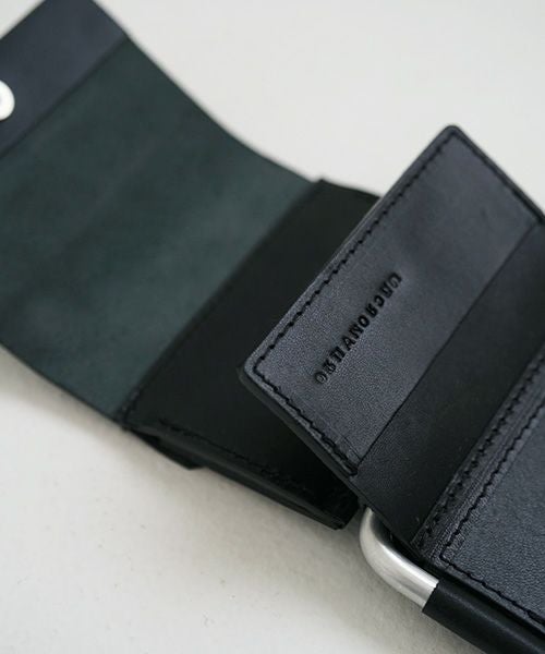 macromauro マクロマウロ AL FOLD WALLET [BLACK]