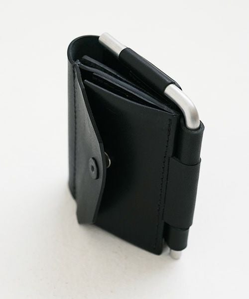 macromauro マクロマウロ AL FOLD WALLET [BLACK]