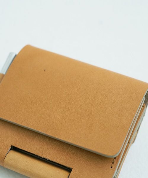 macromauro マクロマウロ.AL FRI-FOLDED WALLET [CAMEL]_