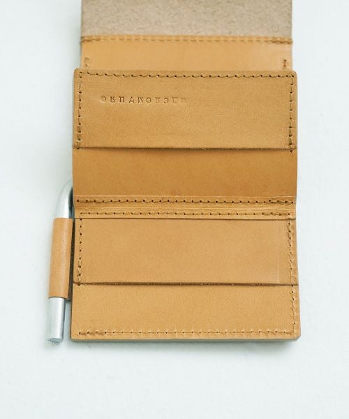 macromauro マクロマウロ.AL FRI-FOLDED WALLET [CAMEL]_