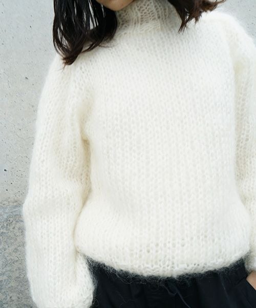 Maiami/マイアミ.Mohair New Pullover.[MMO23110/CREME]