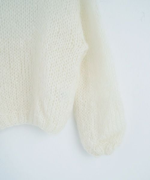 Maiami/マイアミ.Mohair New Pullover.[MMO23110/CREME]