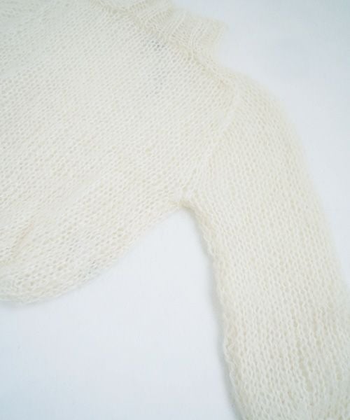 Maiami/マイアミ.Mohair New Pullover.[MMO23110/CREME]