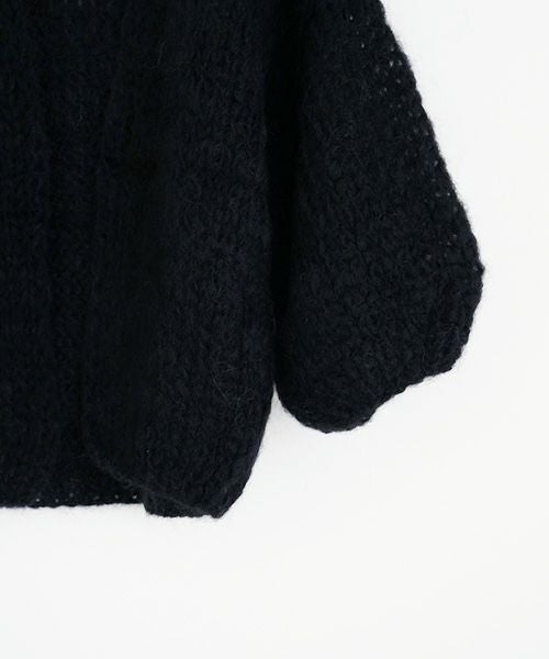Maiami/マイアミ Mohair Big Cardigan [MMO23280/BLACK]