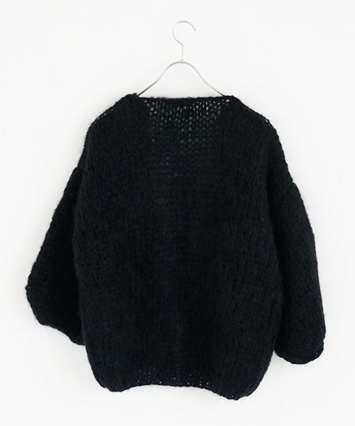 Maiami/マイアミ Mohair Big Cardigan [MMO23280/BLACK]