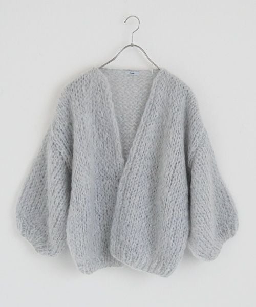 Maiami/マイアミ.Mohair Big Cardigan.[MMO23280/SMOKEY BLUE]