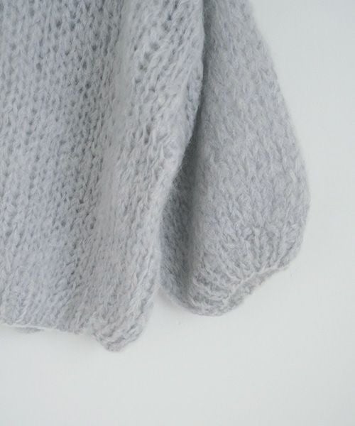 Maiami/マイアミ Mohair Big Cardigan [MMO23280/SMOKEY BLUE]