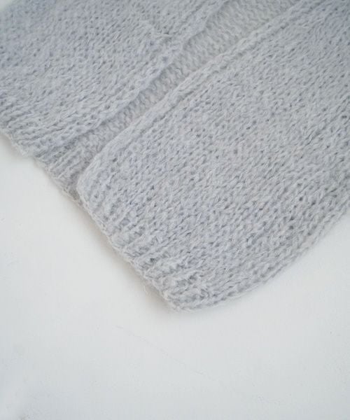 Maiami/マイアミ.Mohair Big Cardigan.[MMO23280/SMOKEY BLUE]