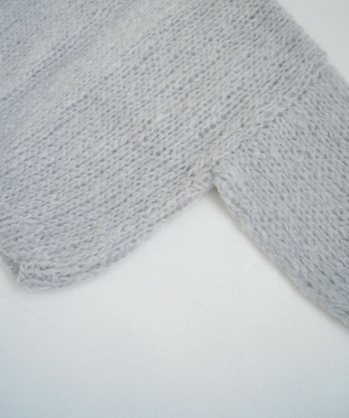 Maiami/マイアミ Mohair Big Cardigan [MMO23280/SMOKEY BLUE]