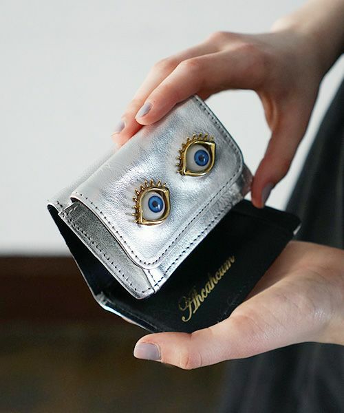 AHCAHCUM あちゃちゅむ お目目の財布 【silver】
