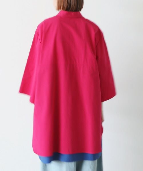 VUy.ヴウワイ.two slit half shirt vuy-s23-s01[PINK]:s_