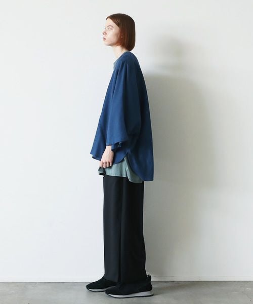 VUy.ヴウワイ.pullover v shirt vuy-s23-s03[BLUE]:s_