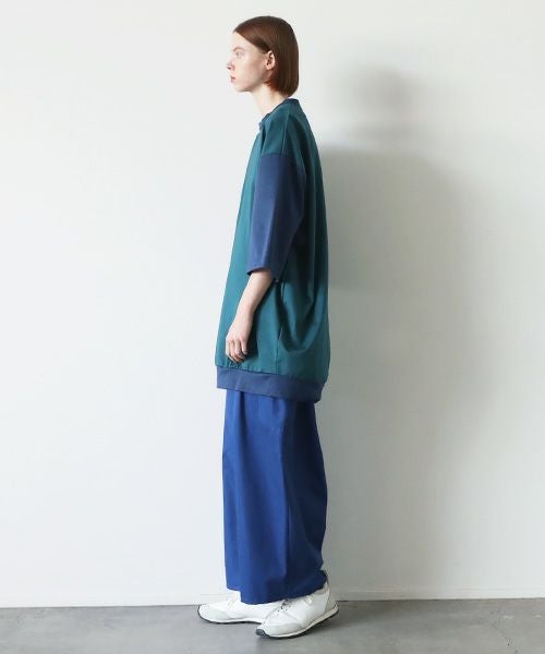 VUy.ヴウワイ.combination balloon knit vuy-s23-k01[GREEN BLUE]_
